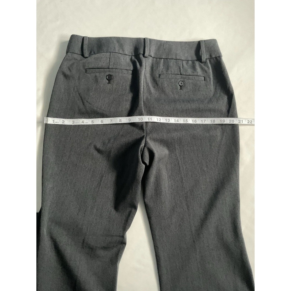Loft Curvy Trousers Womens 12 Charcoal Gray Dress Pants Work Office Casual - Picture 5 of 10